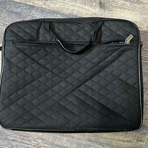 BUXTON Padded Quilted LAPTOP Bag With Handles And Shoulder Strap 15.5 Inches
